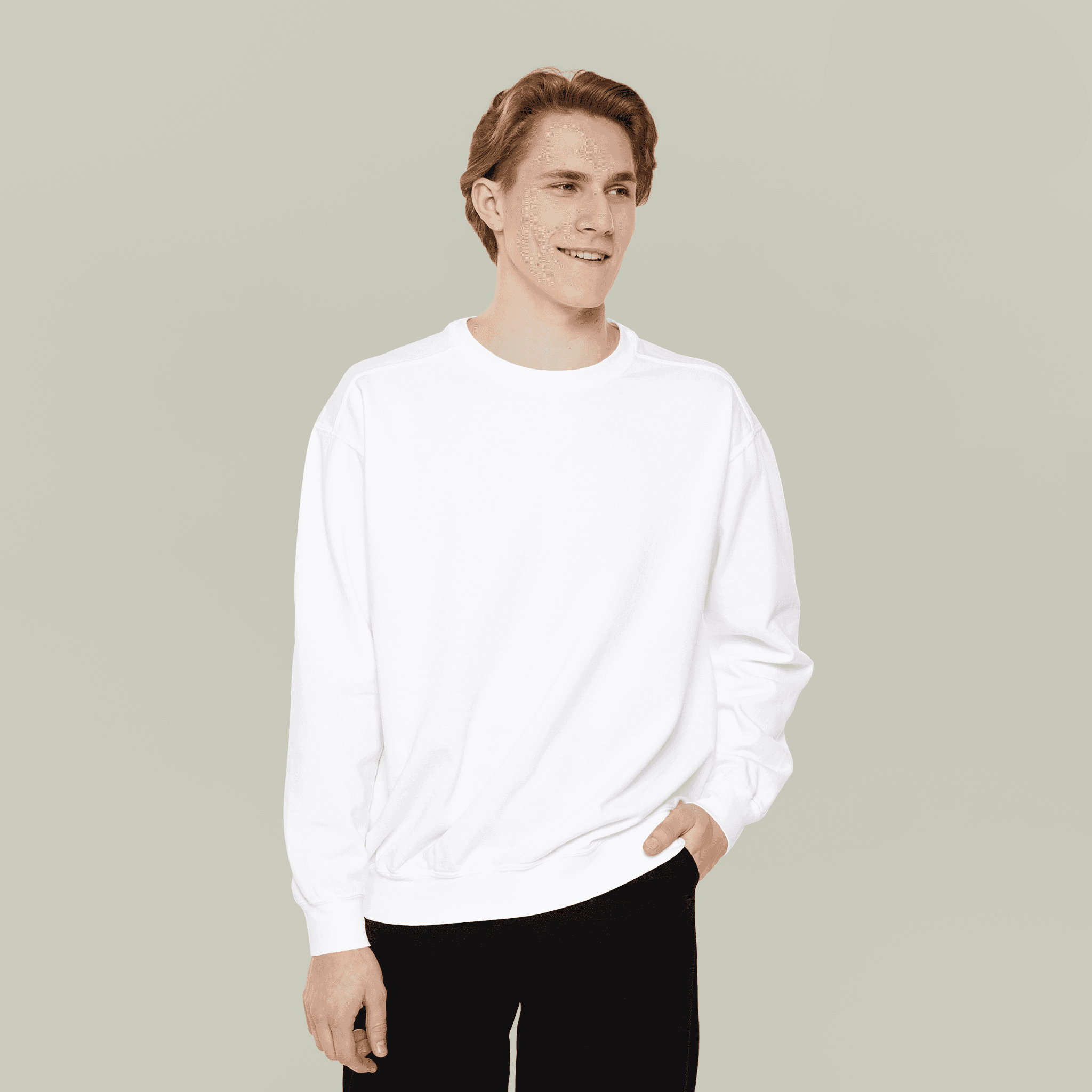 Unisex Garment-Dyed Sweatshirt