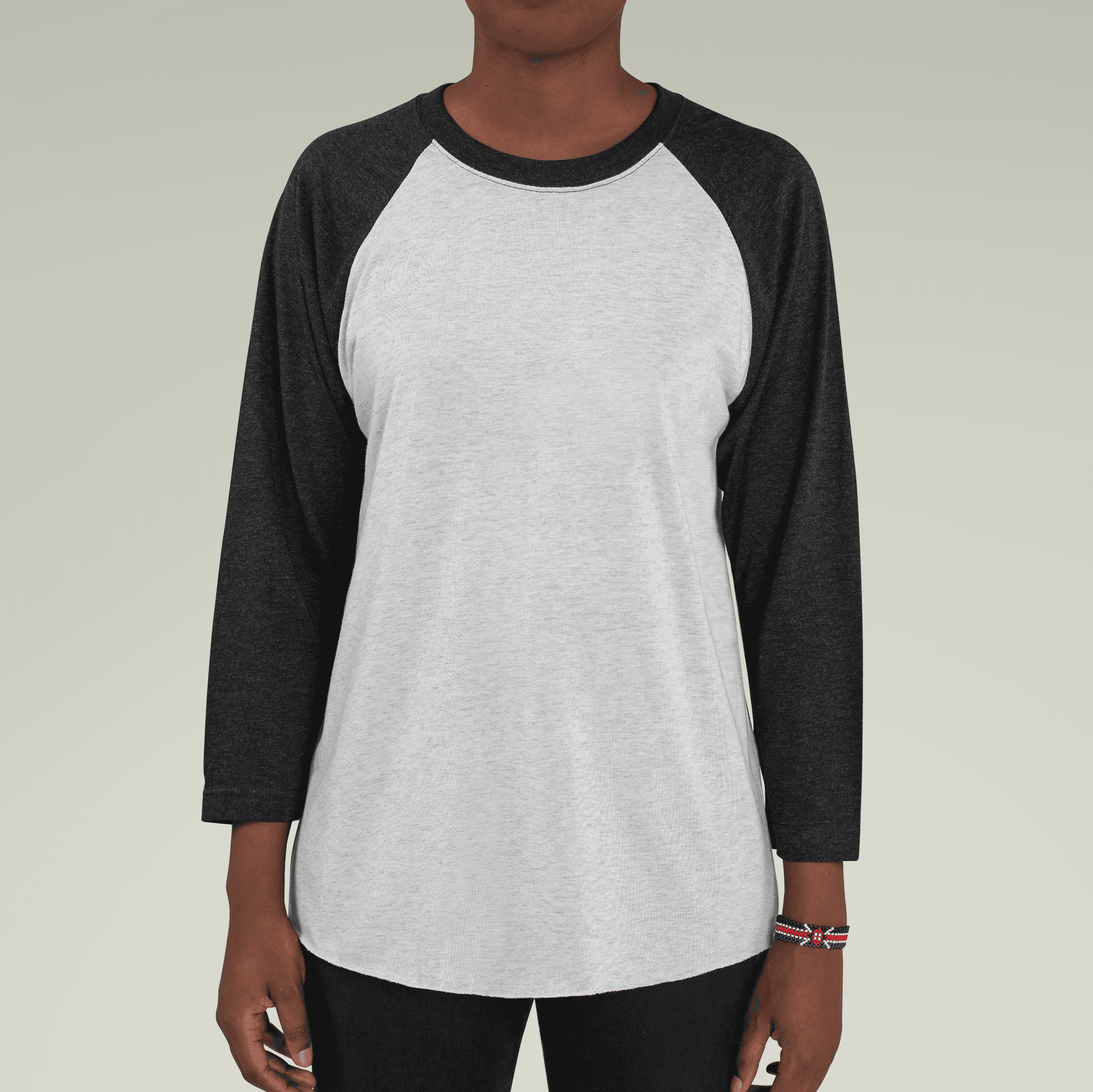 Unisex Tri-Blend 3\4 Raglan Tee