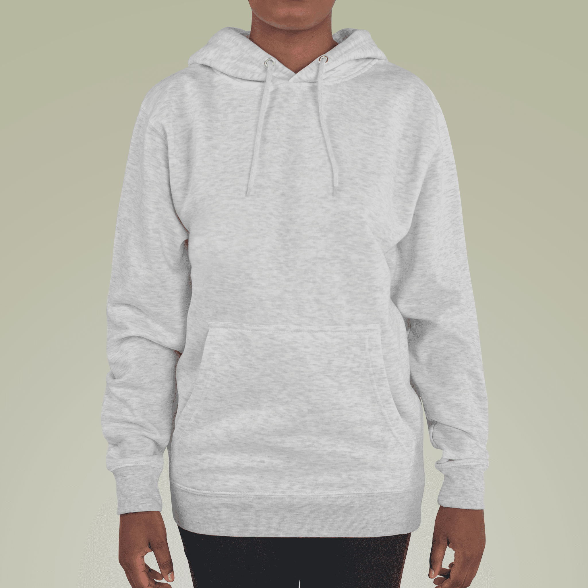 Three-Panel Fleece Hoodie