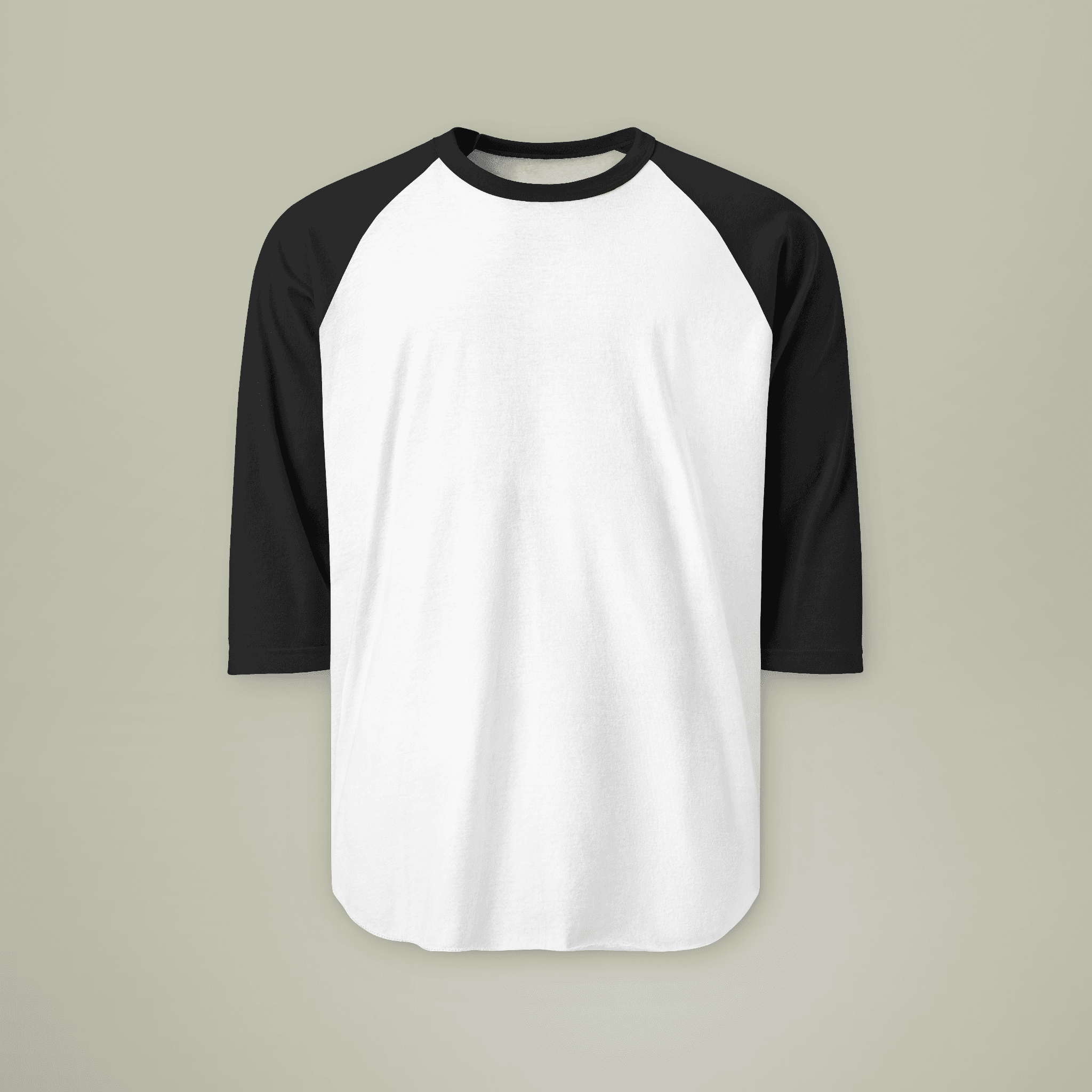 Unisex Three-Quarter Sleeve Raglan Shirt