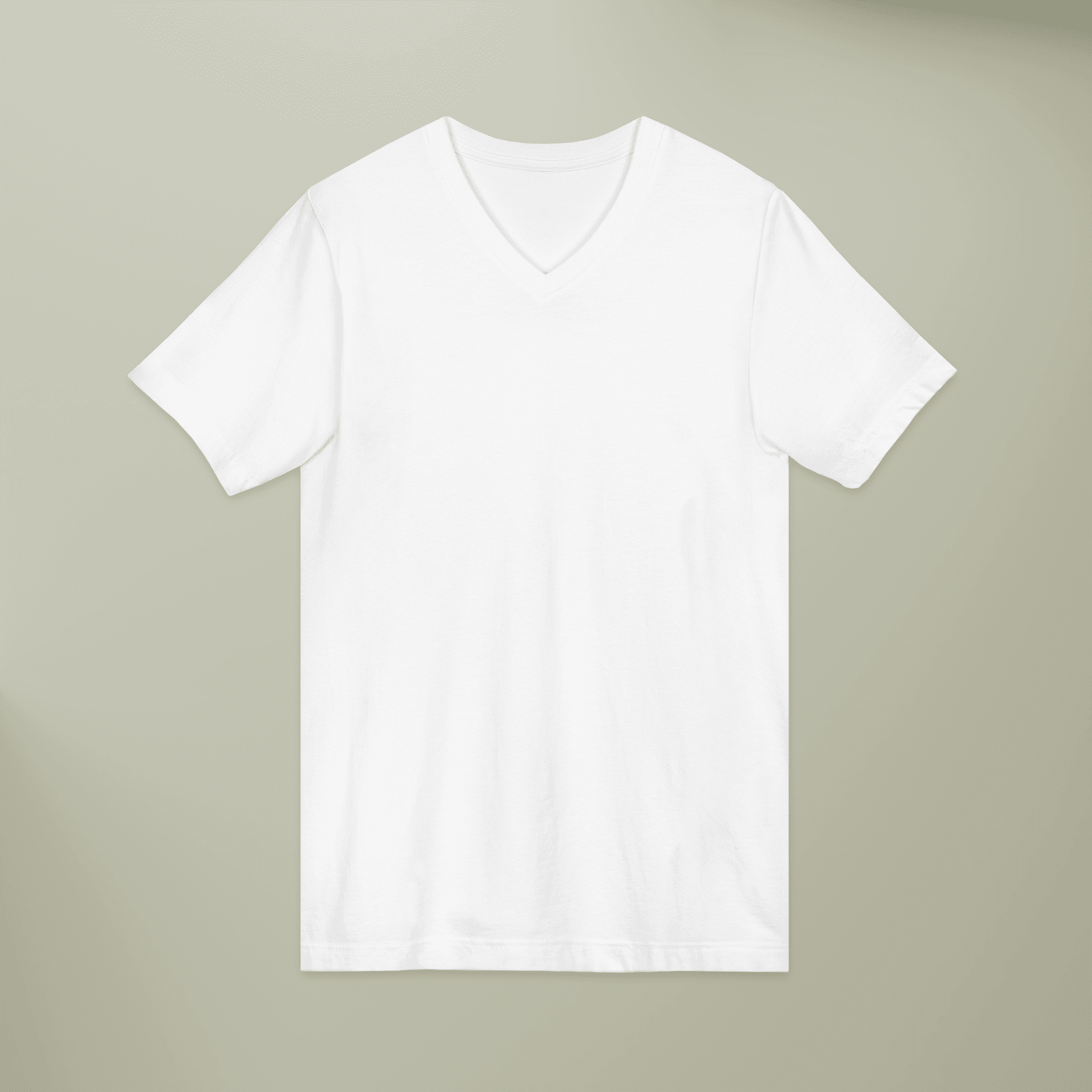 Unisex Jersey Short Sleeve V-Neck Tee